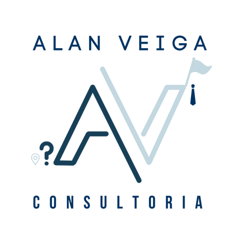 logotipo da av consultoria em cinza